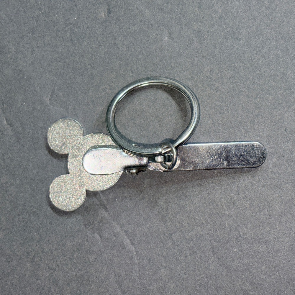 VTG Walt Disney World Mickey Mouse Key Chain Money Clip Rhinestone Purse Clip - Picture 7 of 10